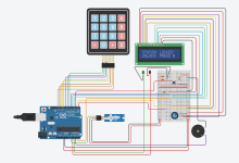 Smart Door Lock System with Keypad and Servo Control