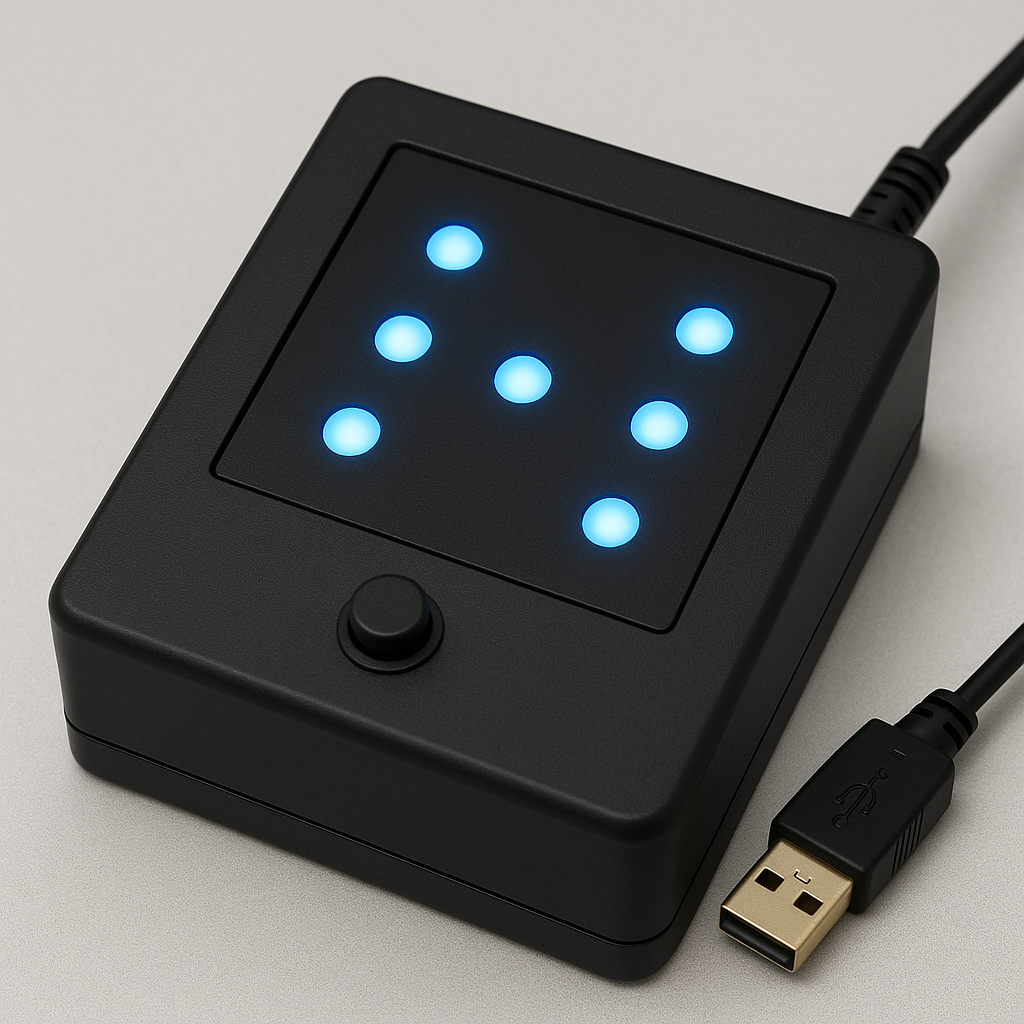 LED Electronic Dice Simulator with Arduino
