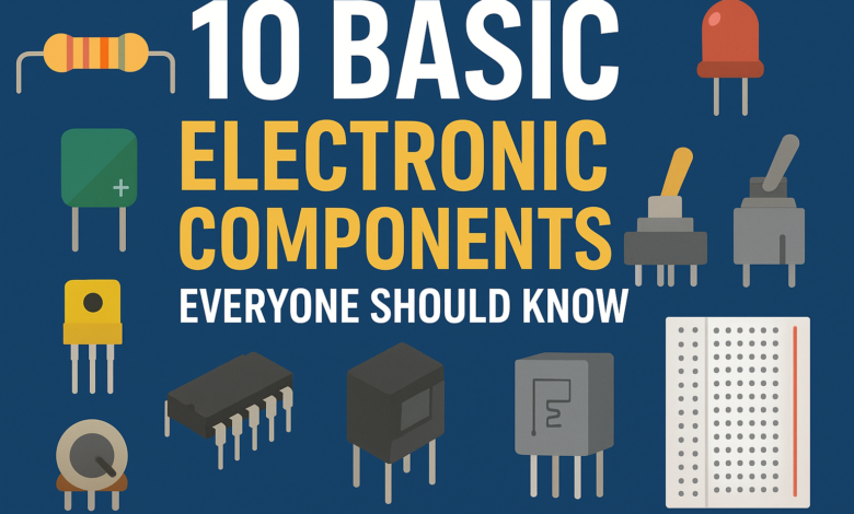 10 Basic Electronic Components Everyone Should Know