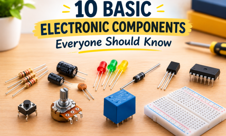10 Basic Electronic Components Everyone Should Know