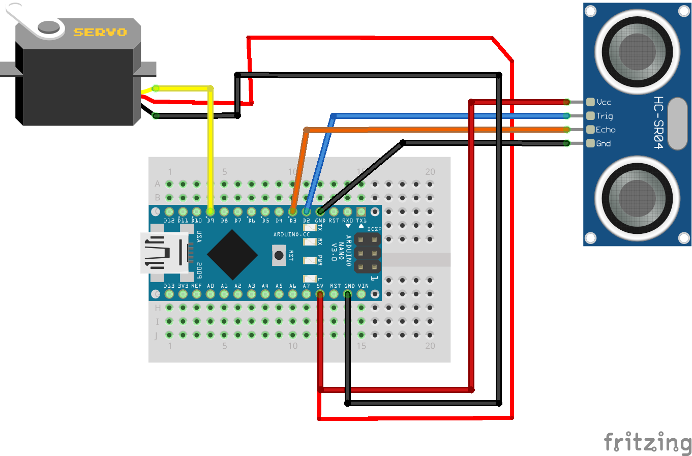 Smart Dustbin Using Arduino - Tinkercircuits.com