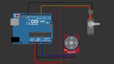 Servo Motor Control with Joystick using Arduino