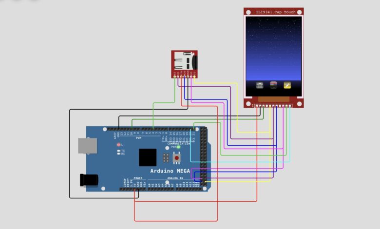 Mini Touchscreen Operating System with Arduino Mega and ILI9341
