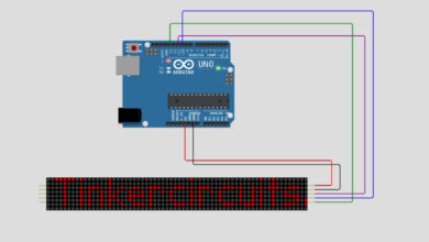 Scrolling LED Matrix Display with Arduino