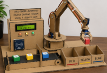 RFID Based Automated Object Sorting System Using a Robotic Arm
