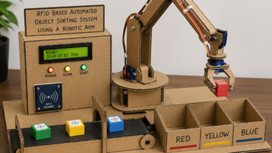 RFID Based Automated Object Sorting System Using a Robotic Arm