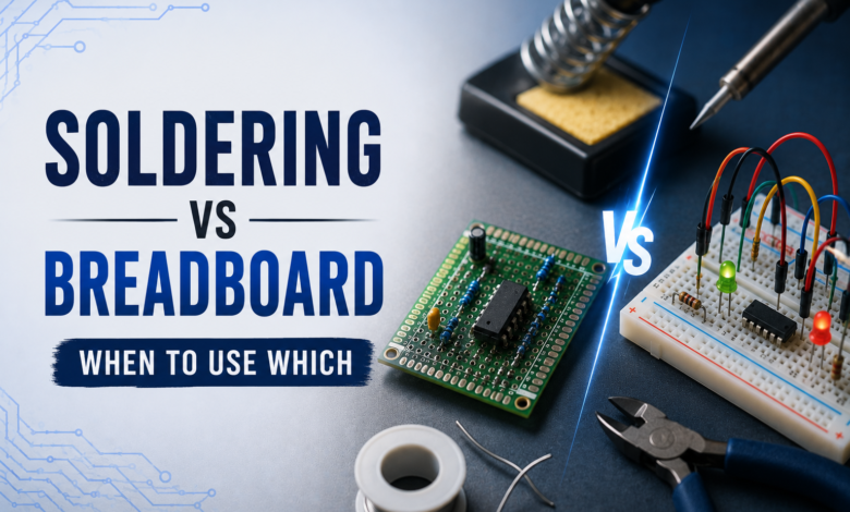 Soldering vs Breadboard When to Use Which