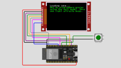 WiFi Joke Machine with ESP32 & TFT Display