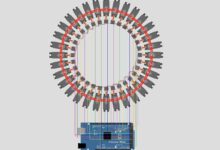 32 Servo Motor Circular Animation with Arduino Mega