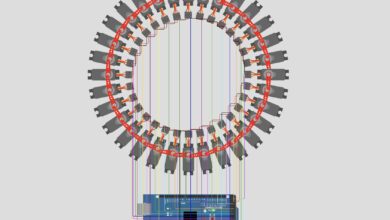 32 Servo Motor Circular Animation with Arduino Mega