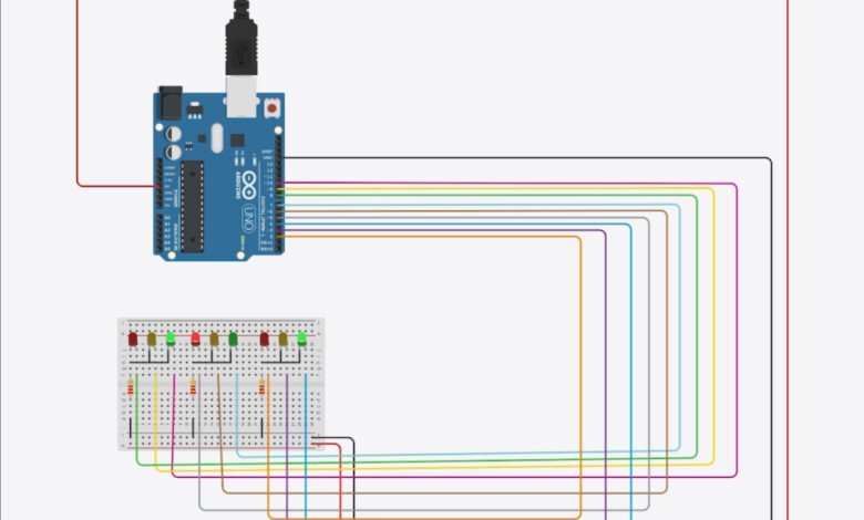 Arduino Multi Traffic Light Controller Project