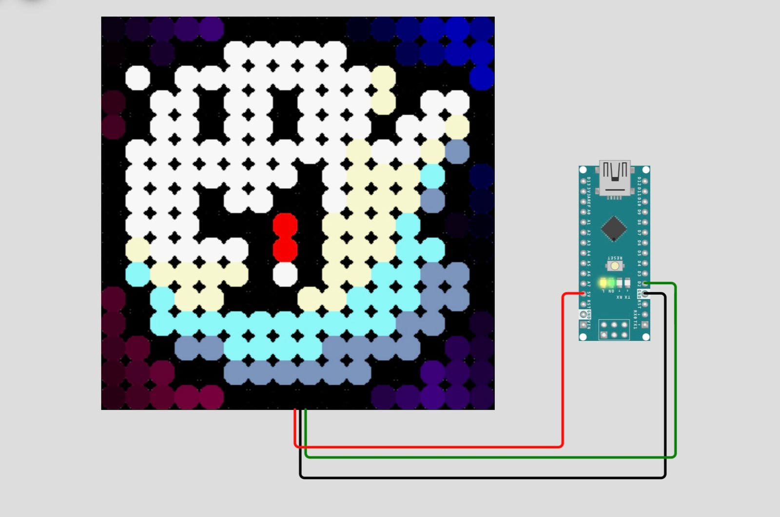 Pixel Art Animation Display with Arduino Nano